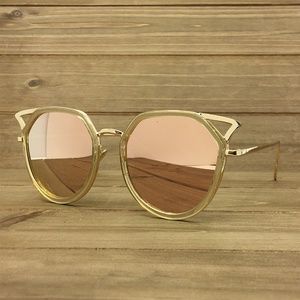 O2 Eyewear 7044 Premium Cateye Sunglasses(RG)